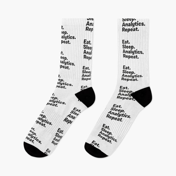 Item preview, Eat Sleep Analytics Repeat designed and sold by teesaurus.
