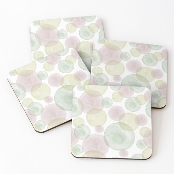 Item preview, Hazy Spring Circle Design watercolour painting designed and sold by Anne-Marie Bloor.