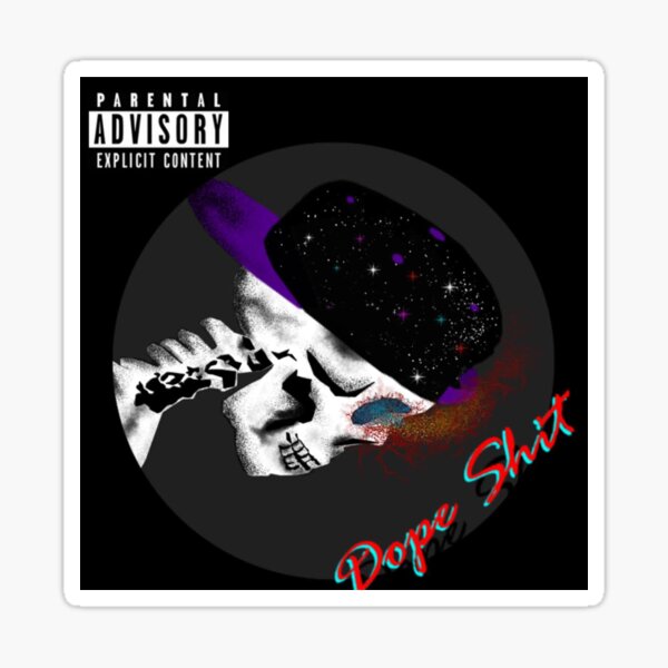 Dope Shit Cover Art by Jackson Boyd Sticker