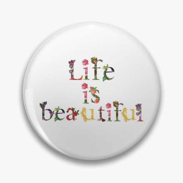Item preview, Life Is Beautyful Flowers designed and sold by MrTeeTime.