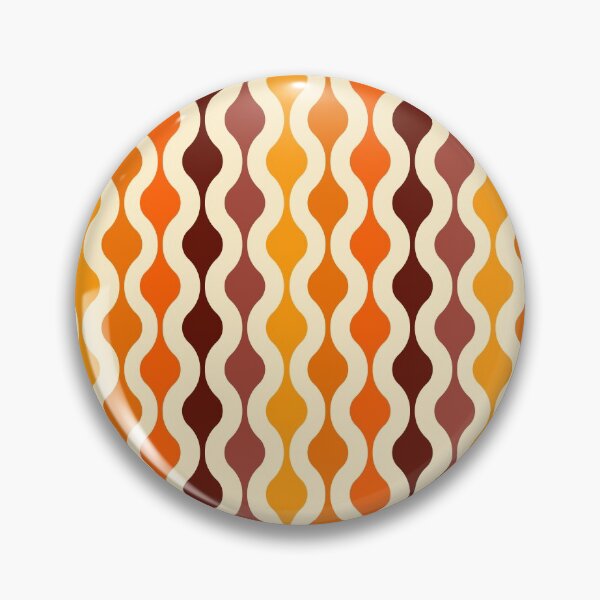 Item preview, Groovy 70's pattern fall colors designed and sold by muskitt.