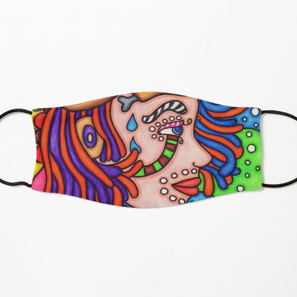 Feminist Funky Face Kids Mask