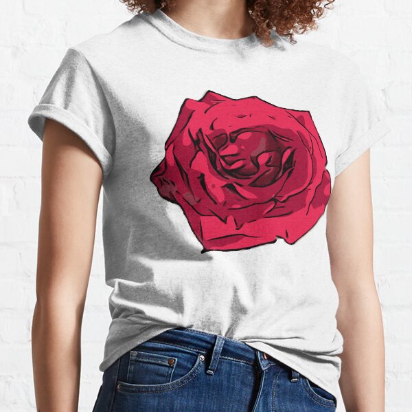 Rote Rose Illustration Classic T-Shirt