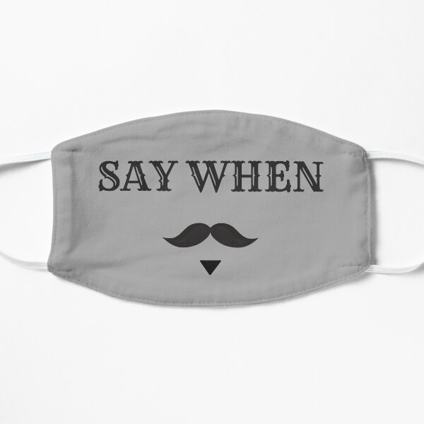 Tombstone - Say When Flat Mask
