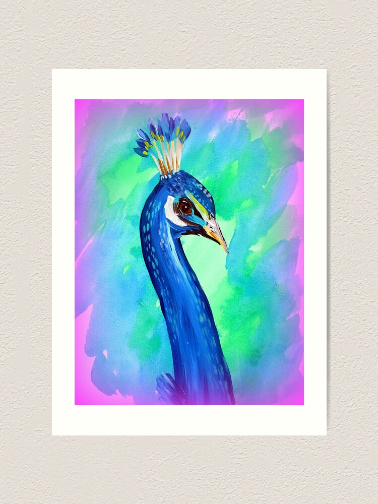 Colorful Peacock feathers abstract bird wings eyes vibrant peacock