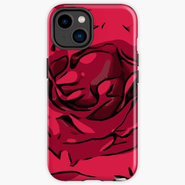 Rote Rose Illustration iPhone Robuste Hülle