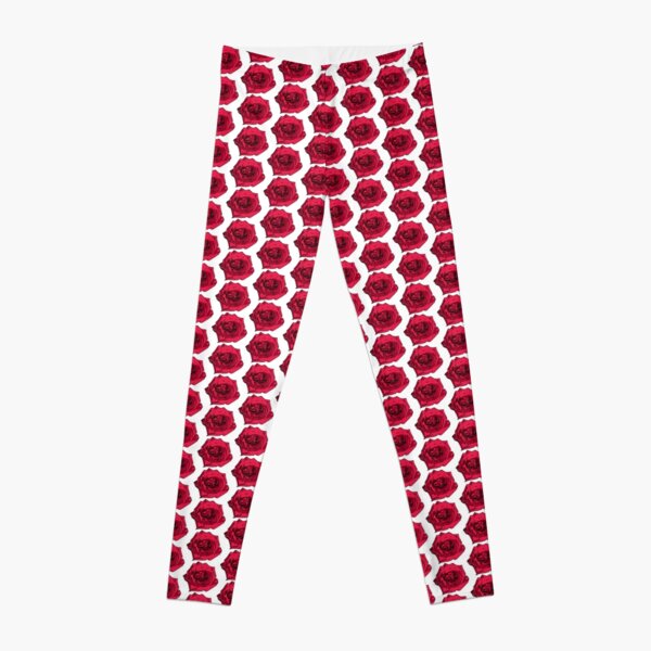 Rote Rose Illustration Leggings