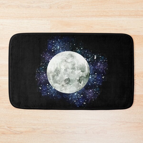 Item preview, Moon - Star Gazer- Ink & Watercolor Galaxy designed and sold by WishingInkwell.