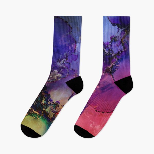 Item preview, Marbled Texture in Purples and Pinks with Gold Accents designed and sold by blueskiesforme.