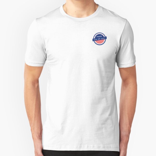 4th of july, USA Independence Day | graphic design Slim Fit T-Shirt