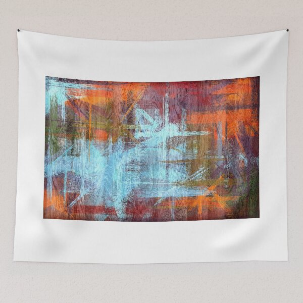 Item preview, Colorful Wood Grain Modern Abstract Art designed and sold by enhan.