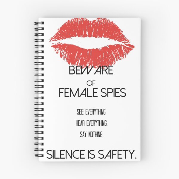 Item preview, BEWARE OF FEMALE SPIES designed and sold by gipsyeureka.