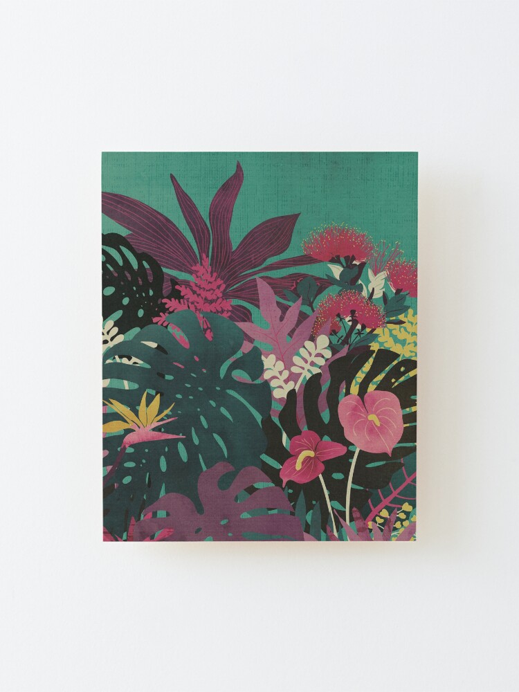 Alternate view of Tropical Tendencies Mounted Print
