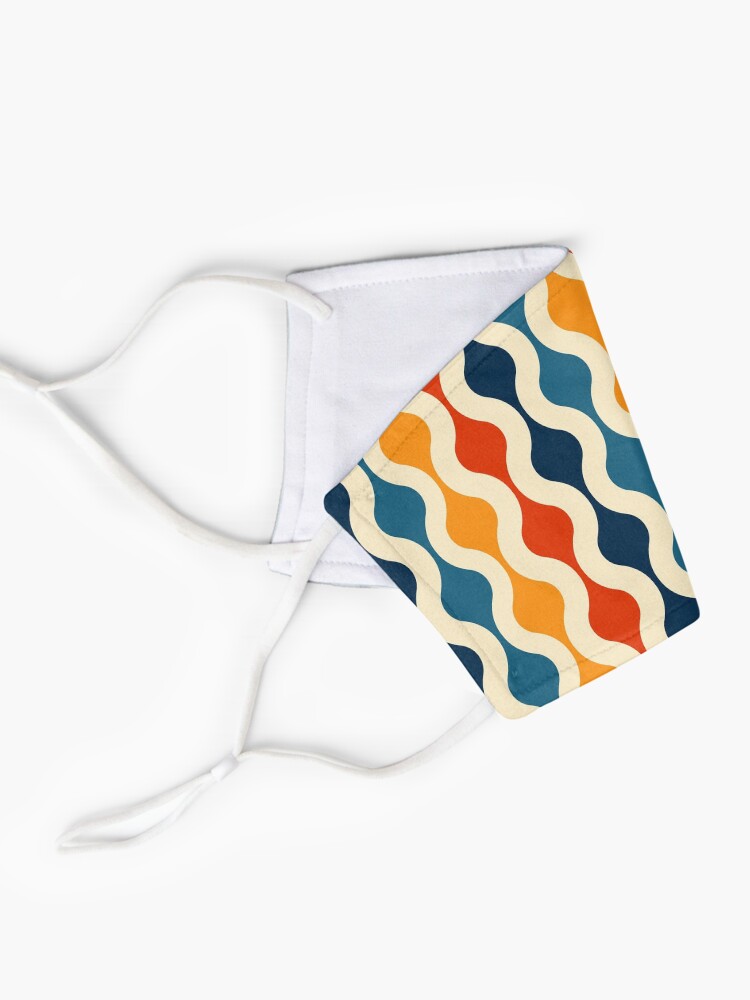 Alternate view of Groovy 70's pattern Mask
