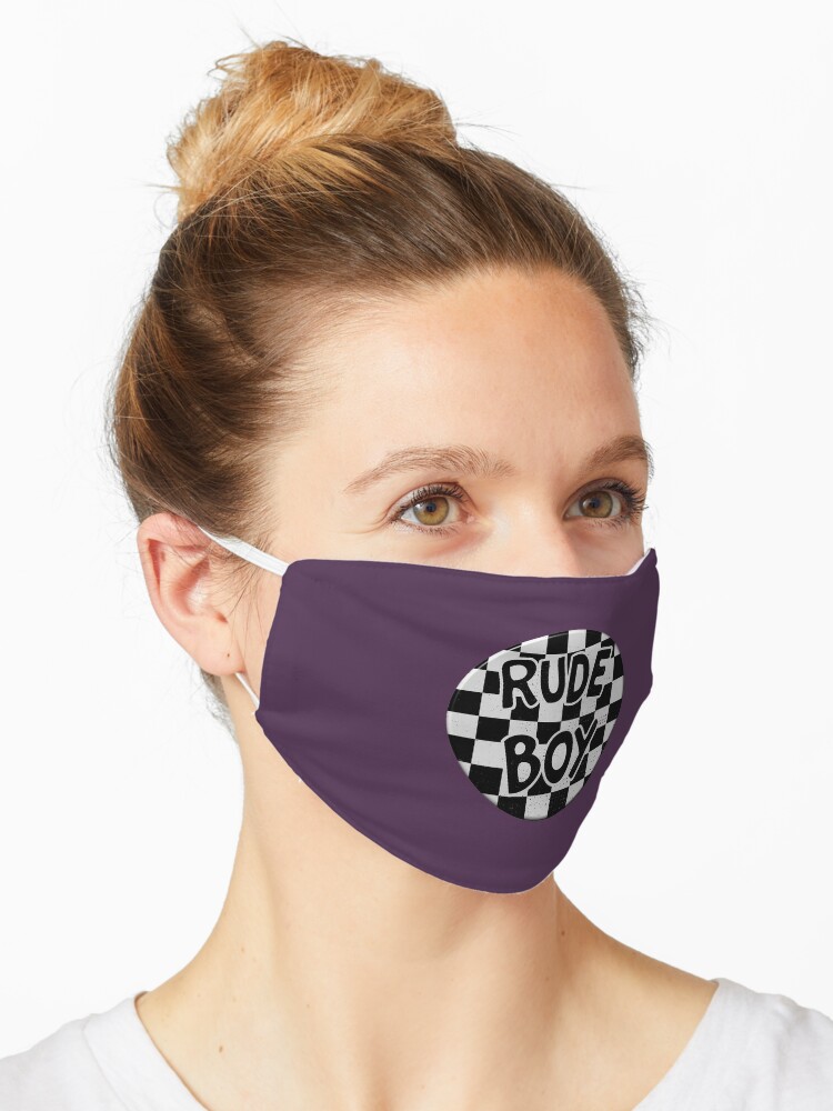 Rude Boy Shirt Corner Badge Mask By Siggyspatsky Redbubble