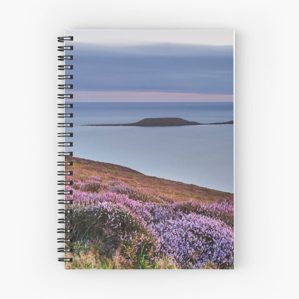 Item preview, Worms Head and Rhossili Bay from Rhossili Down, Gower, Wales  designed and sold by Dan Santillo.