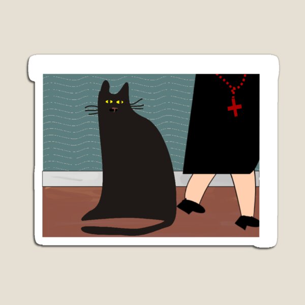 Item preview, "The Nun and the Cat" designed and sold by gailg1957.