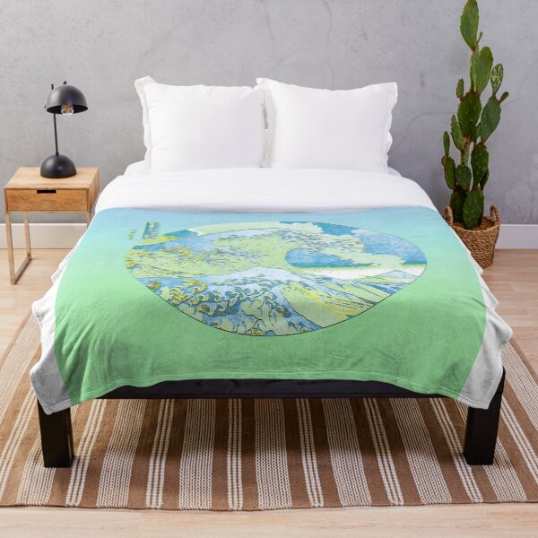 Item preview, The Great Wave Off Kanagawa Mount Fuji Eruption designed and sold by anthonylonder.