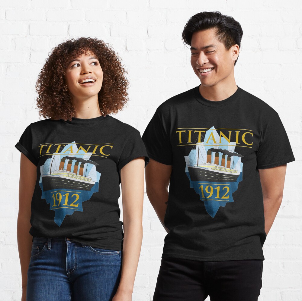 Titanic Sailing Ship Vintage CruisVessel 1912 Classic T-Shirt