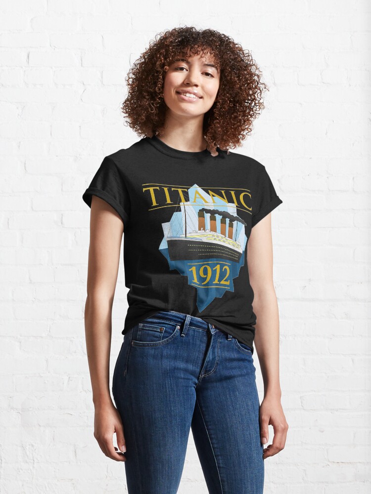 Alternate view of Titanic Sailing Ship Vintage CruisVessel 1912 Classic T-Shirt