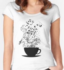Cup of Music Women's Fitted Scoop T-Shirt