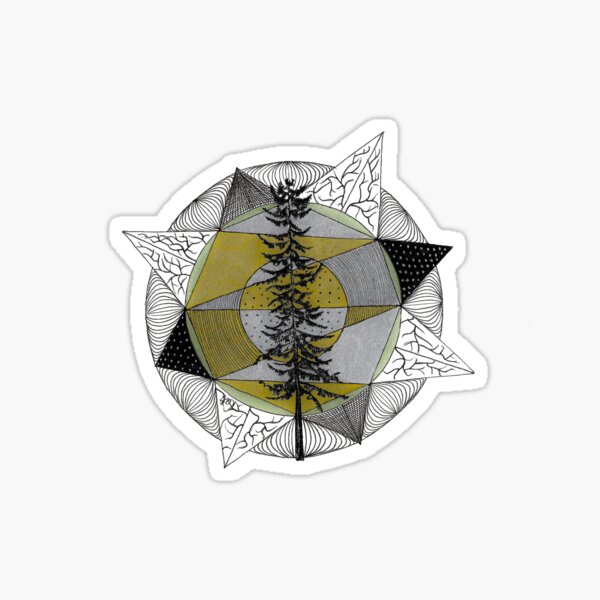 Shinrin-yoku Art - Trees Collection II Sticker