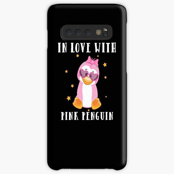 In love with the pink penguin Samsung Galaxy Snap Case