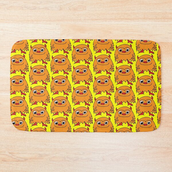 Item preview, Friendly Little Monster - Orange Guy (on happy yellow) designed and sold by jesscargill.