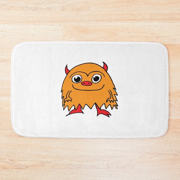 Item preview, Friendly Little Monster - Orange Guy (on white) designed and sold by jesscargill.