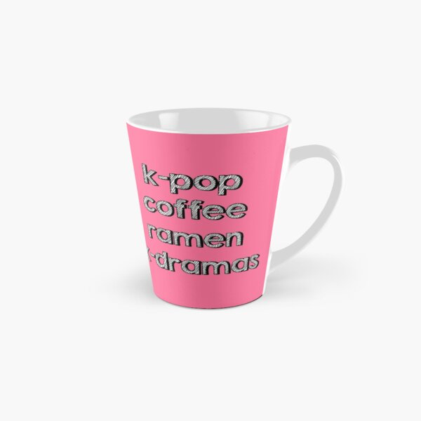 K-pop, Coffee, Ramen - Korean Dramas Tall Mug