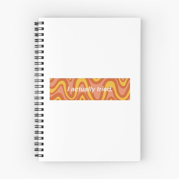 Item preview, I actually tried, Retro Swirl designed and sold by roseliliana.