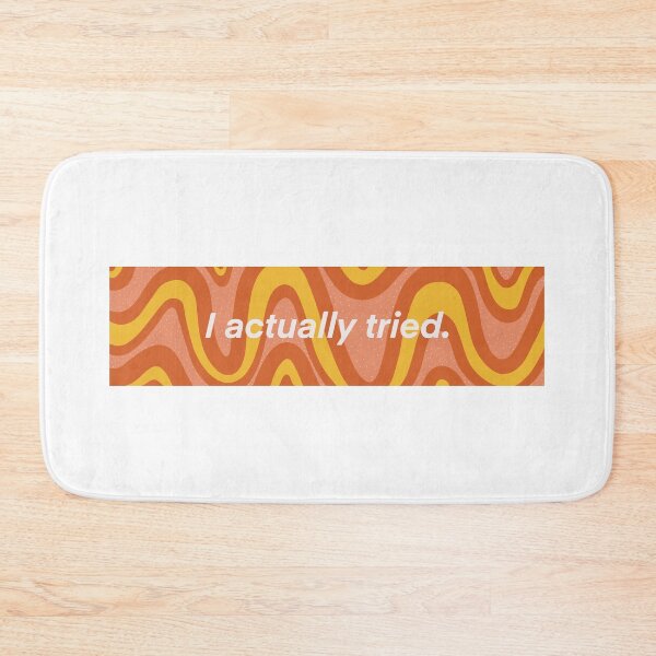 Item preview, I actually tried, Retro Swirl designed and sold by roseliliana.