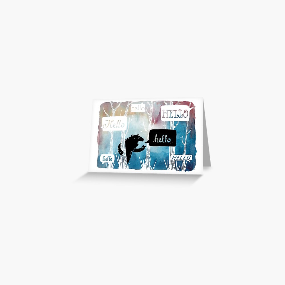 Item preview, Greeting Card designed and sold by littleclyde.