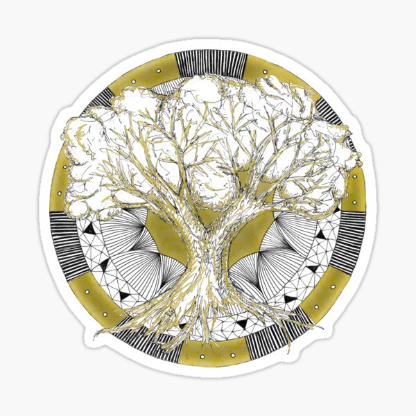 Shinrin-yoku Art - Trees Collection V Sticker