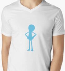 Minimalist Mr Meeseeks V-Neck T-Shirt