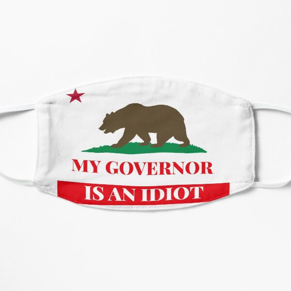 Sarcastic My Governor Is An Idiot California Politics Gift Mask
