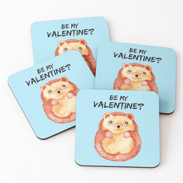 Item preview, Hedgehog Valentines Day designed and sold by OliviaJDMin.