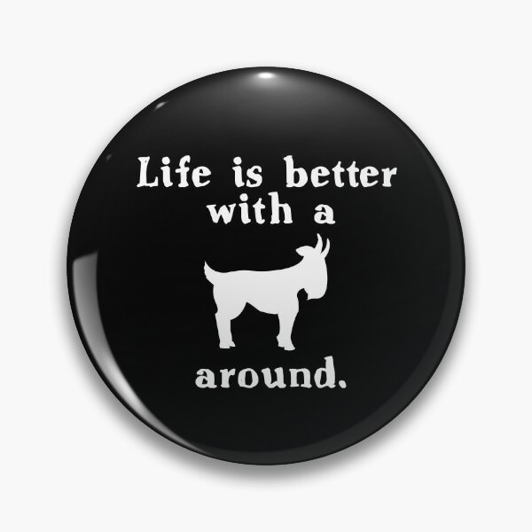 Item preview, Life Is Better With A Goat Farmers Country Fans designed and sold by Creekman Designs.