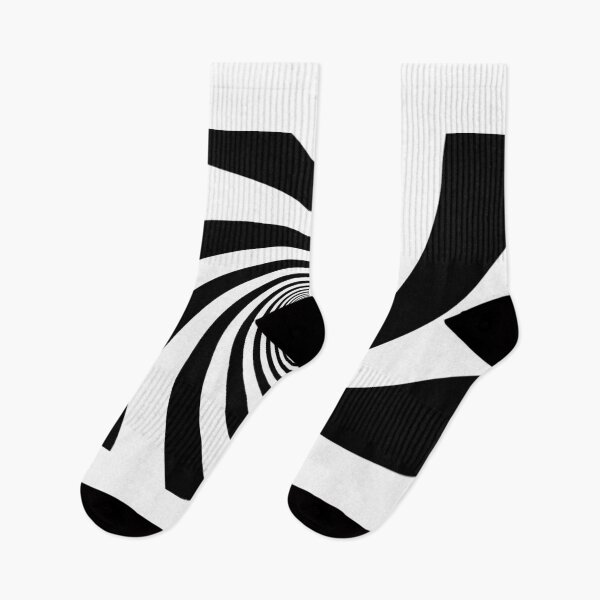 Item preview, Black and White Spiral Swirl Psychedelic Hypnotic Optical Illusion designed and sold by IncrediVFX.