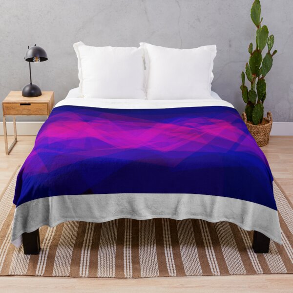 Item preview, Simple Red and Blue Abstract Moving Geometric Triangle Wallpaper designed and sold by IncrediVFX.