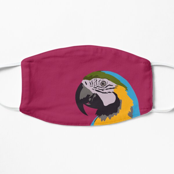 Blue & Gold Macaw portrait Mask