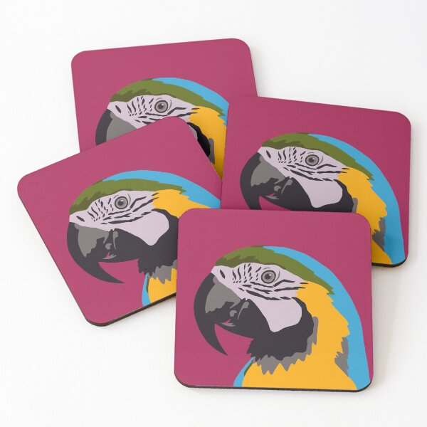 Item preview, Blue & Gold Macaw portrait designed and sold by GeoCreate.