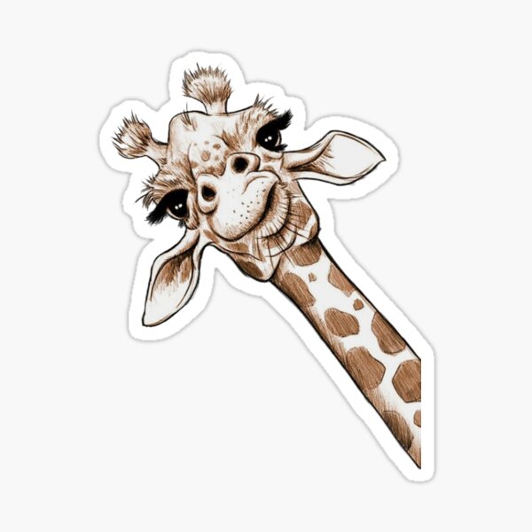 Love Giraffes Women Shirt Giraffe Lovers Gift for kids Shirt Sticker