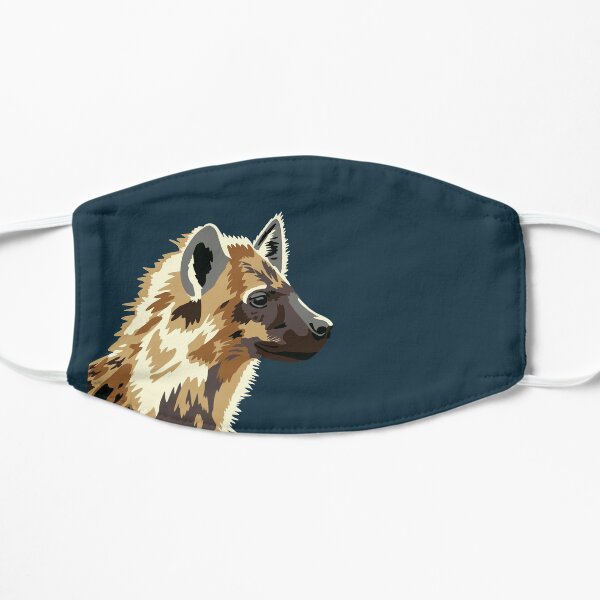 Spotted Hyena Portrait Flat Mask
