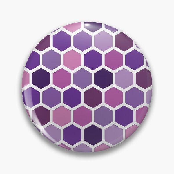 Item preview, Purple and Pink Hexagonal Honeycomb Pattern designed and sold by thesnowwhyte.