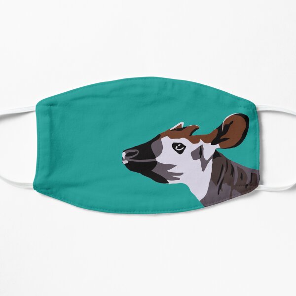 Okapi portrait Flat Mask