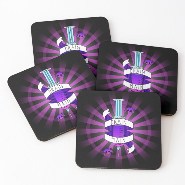 Item preview, Drain Main Gamer Purple Syringe Crossbones designed and sold by JessicaAmber.