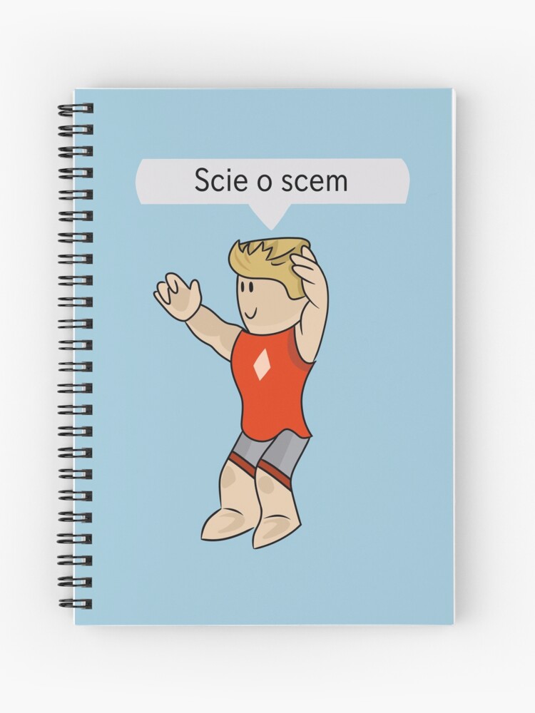 Roblox Meme Spiral Notebook By Kianlich Redbubble - winning smile roblox avatar