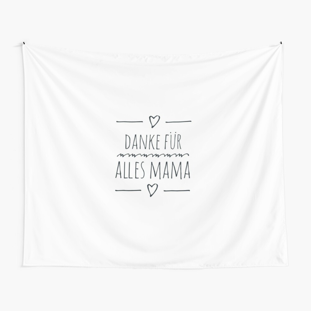 Danke Fur Alles Mama Laptop Skin By Syncron Edition Redbubble