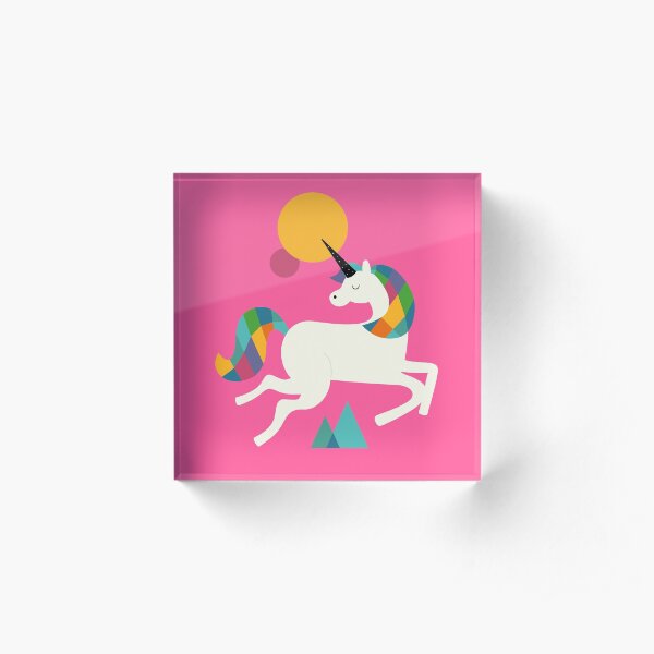 To be a unicorn Acrylic Block